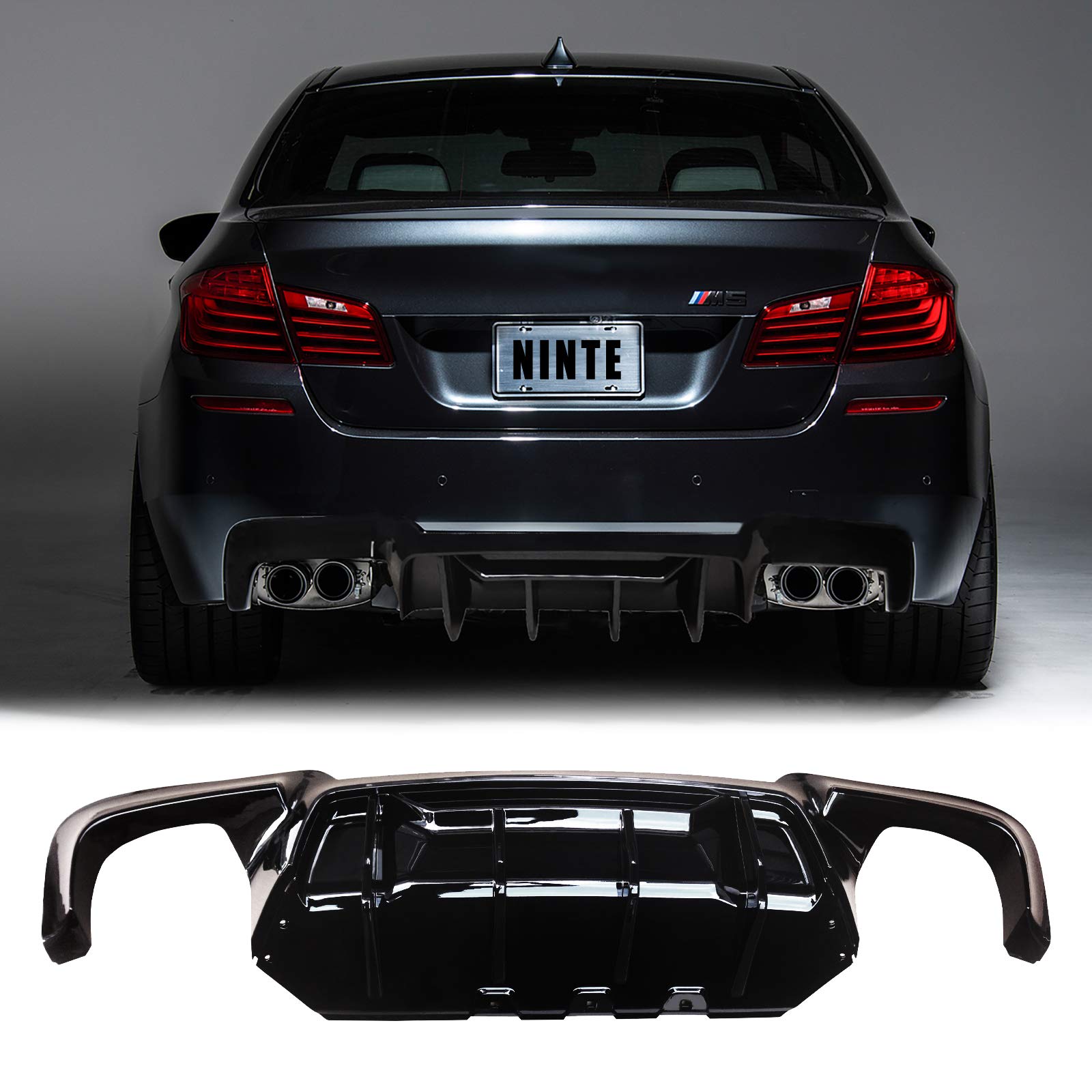 Amazon.com: NINTE Rear Lip Fits for BMW 5 Series F10 M Sport